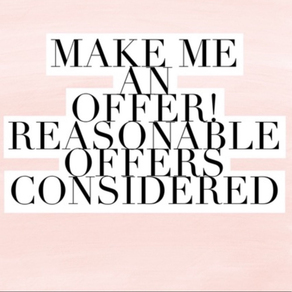 MAKE ME AN OFFER ON ANY ITEM IN MY CLOSET!!